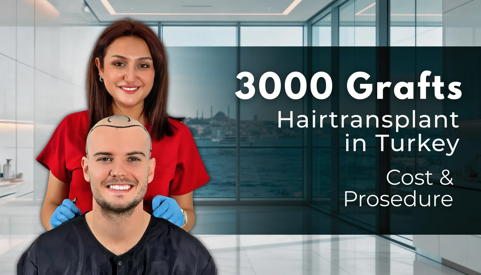 3000 Grafts Hair Transplant Turkey – Cost and Procedure