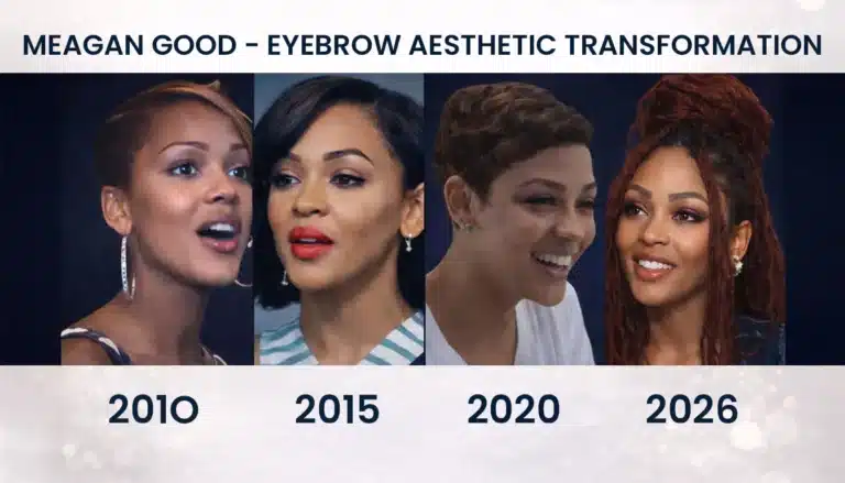 Meagan-Goods-Eyebrow-Transformation-Timeline-768X439 Meagan Good Eyebrow Transplant Before And After Hair Restoration Excellence You Can Trust