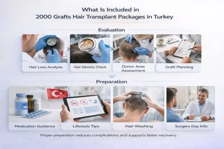 What-Is-Included-In-2000-Grafts-Hair-Transplant-Packages-In-Turkey-768X512 2000 Grafts Hair Transplant In Turkey – Cost &Amp; Before After Hair Restoration Excellence You Can Trust