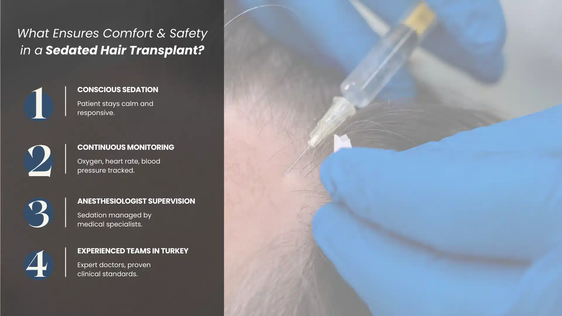 Sedated Hair Transplant 12 Clinical Safety Standards In Turkey