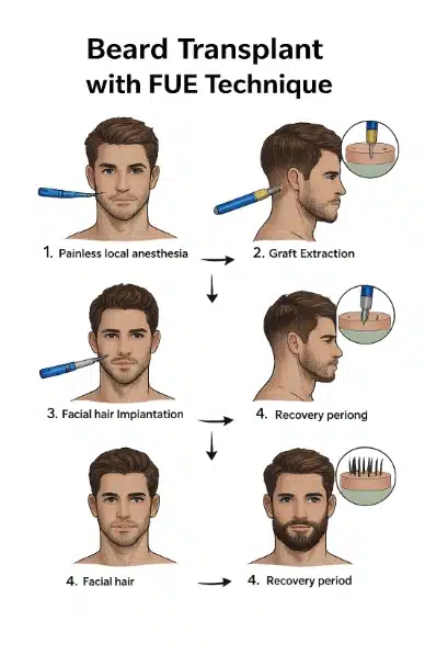 Beard Transplant In Turkey – Cost, Before And After Hair Restoration Excellence You Can Trust