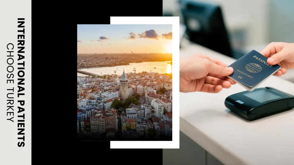 Turkey Visa Requirements For Hair Transplant In Turkey 3 International Patient Traveling To Turkey For A Hair Transplant With Passport And Istanbul City View