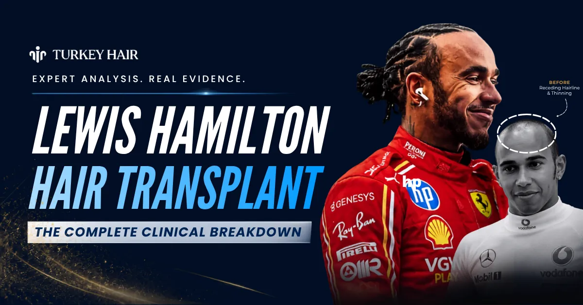 Lewis Hamilton Hair Transplant: Before & After Photos, Hairline Truth & Graft Count