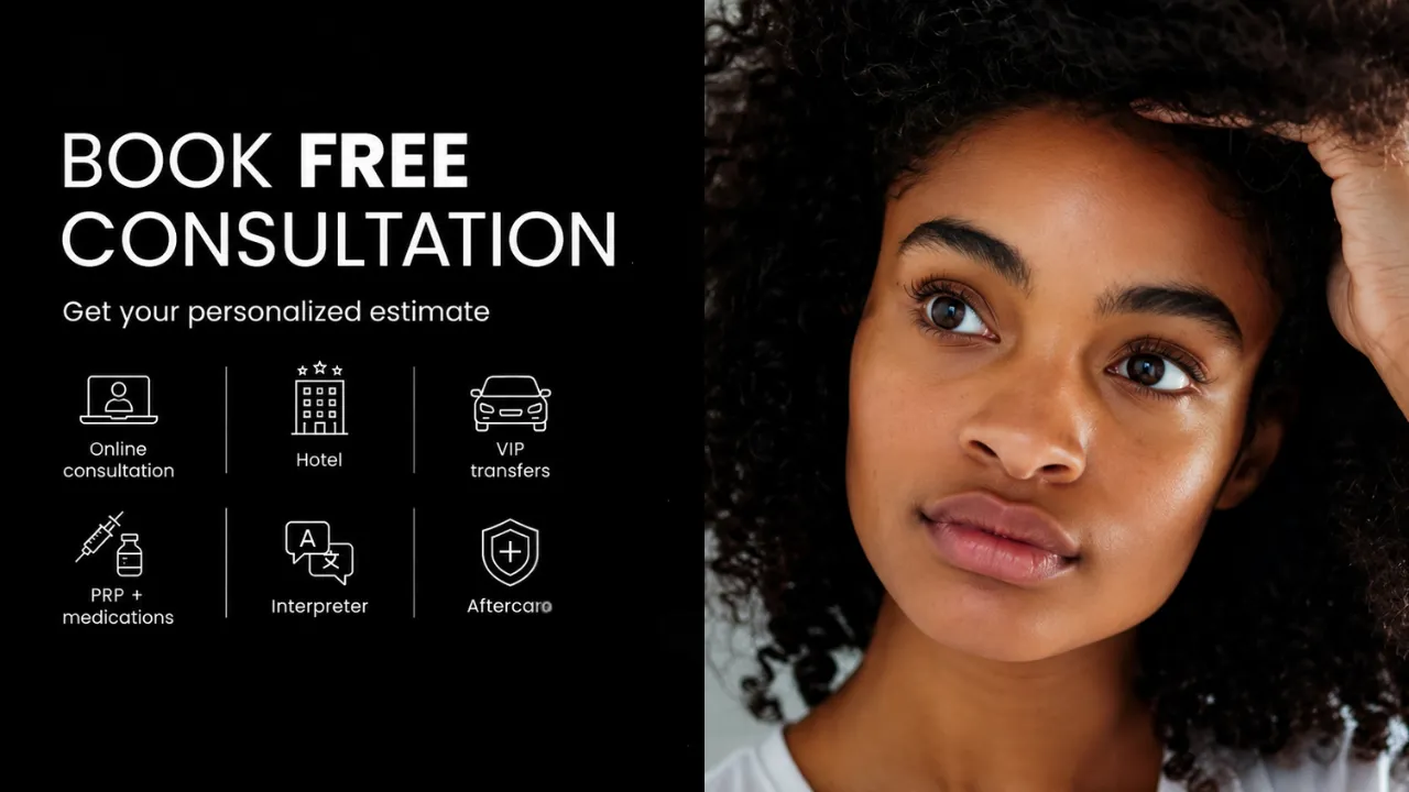 Free Afro Hair Transplant Consultation In Turkey With All-Inclusive Treatment Package