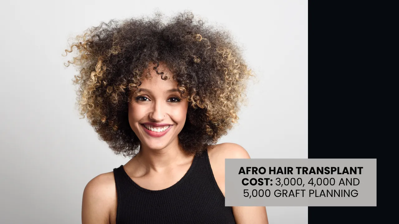 Afro Hair Transplant Cost In Turkey – 3000, 4000 And 5000 Graft Afro Hair Transplant Pricing